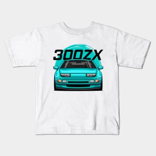 Teal 300ZX Z32 Kids T-Shirt